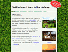 Tablet Screenshot of mobilheimpark-lauenbrueck.de